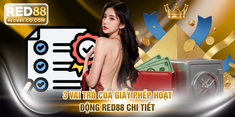 3 vai trò của giấy phép hoạt động RED88 chi tiết