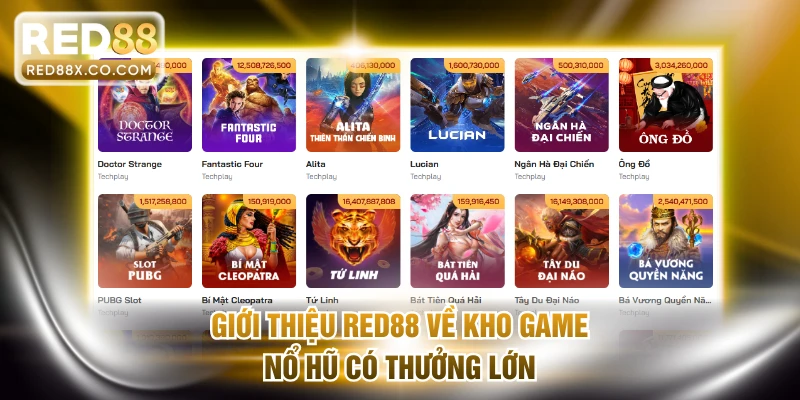 Giới thiệu RED88 về kho game nổ hũ có thưởng lớn