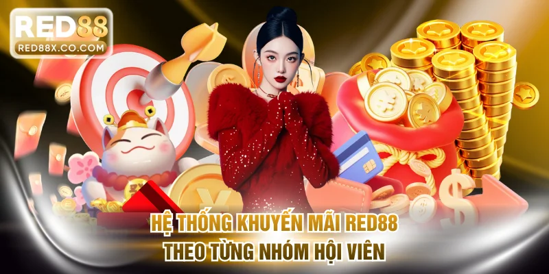 Hệ thống khuyến mãi RED88 theo từng nhóm hội viên