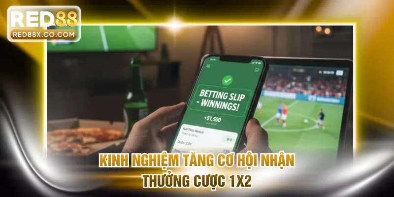 Kinh nghiệm tăng cơ hội nhận thưởng cược 1x2