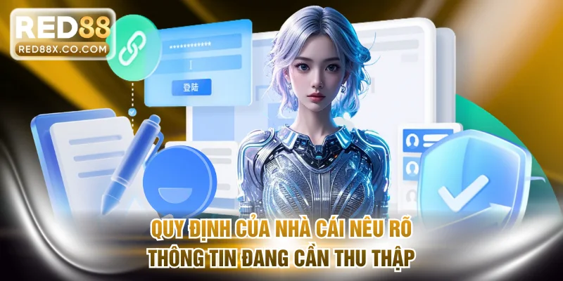 Quy định của nhà cái nêu rõ thông tin đang cần thu thập